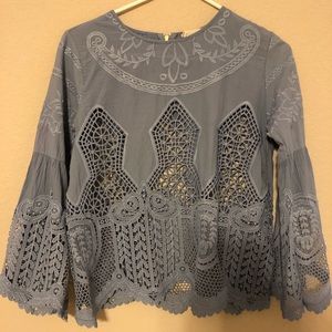 Small Blue Altar’d State Blouse - Worn Once